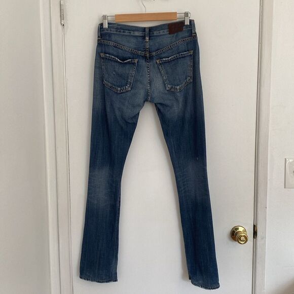 Citizens of Humanity Vintage Y2K Low Rise Mid Blue Tapered Jeans Size 25 - Picture 4 of 16